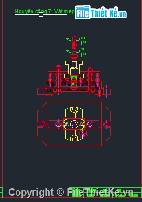 đồ án công nghệ chế tạo máy chi tiết giá đỡ,Cad đồ án,giá đỡ,đồ án chế tạo máy thân đỡ,chế tạo máy chi tiết gía đỡ